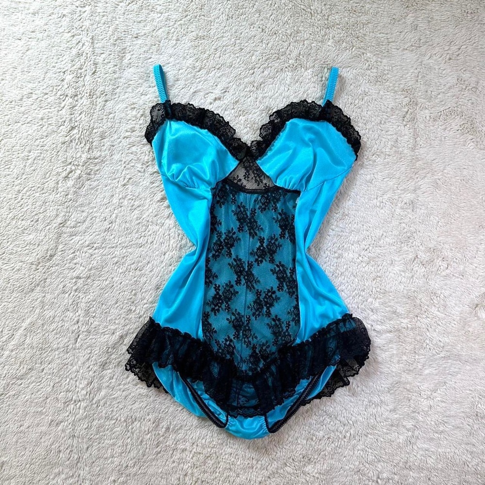 2000's nan flower bodysuit